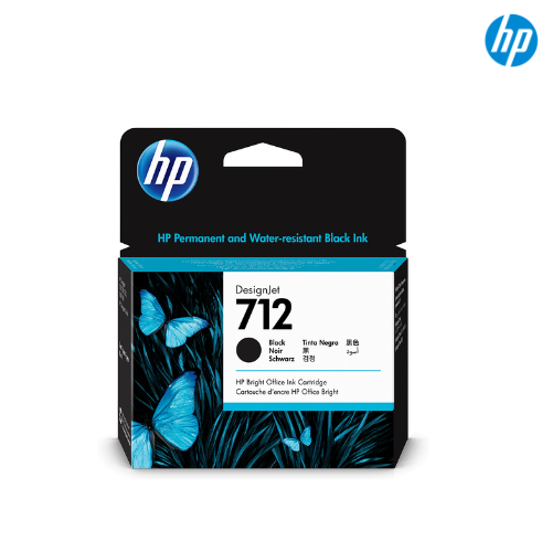 ตลับหมึกอิงค์เจ็ท HP Original Ink Cartridge HP712 Black, 712Ink